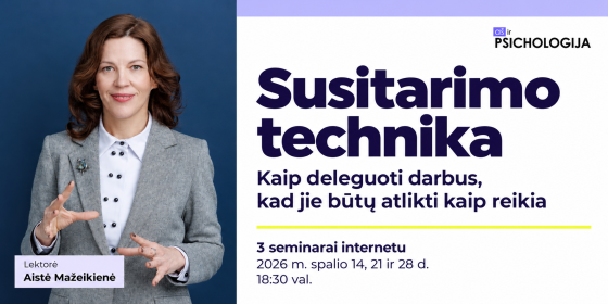 Susitarimo technika: kaip deleguoti darbus, kad jie būtų atlikti kaip reikia